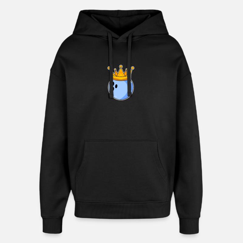 Bowling Men's Partner Look - Oversized Unisex Hoodie by Stanley/Stella - black
