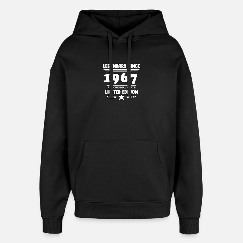 Année de construction 1967 - Sweat à capuche unisexe Stanley/Stella Oversized - noir