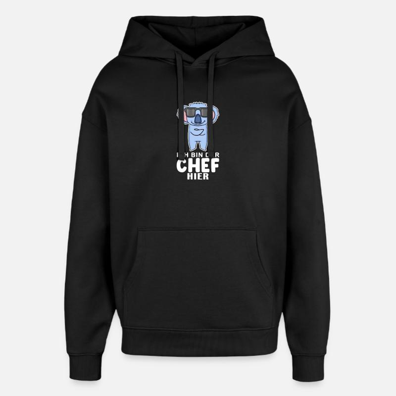 Cool Koala Chef - Oversized Unisex Hoodie von Stanley/Stella - Schwarz