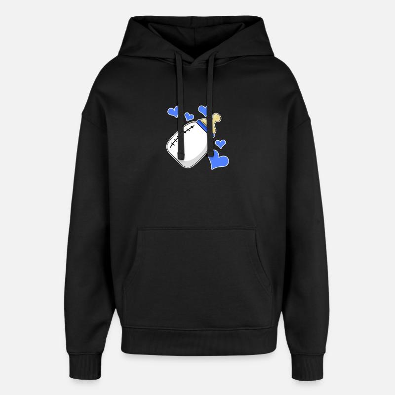 Junge Schwanger Geburt Sohn - Oversized Unisex Hoodie von Stanley/Stella - Schwarz