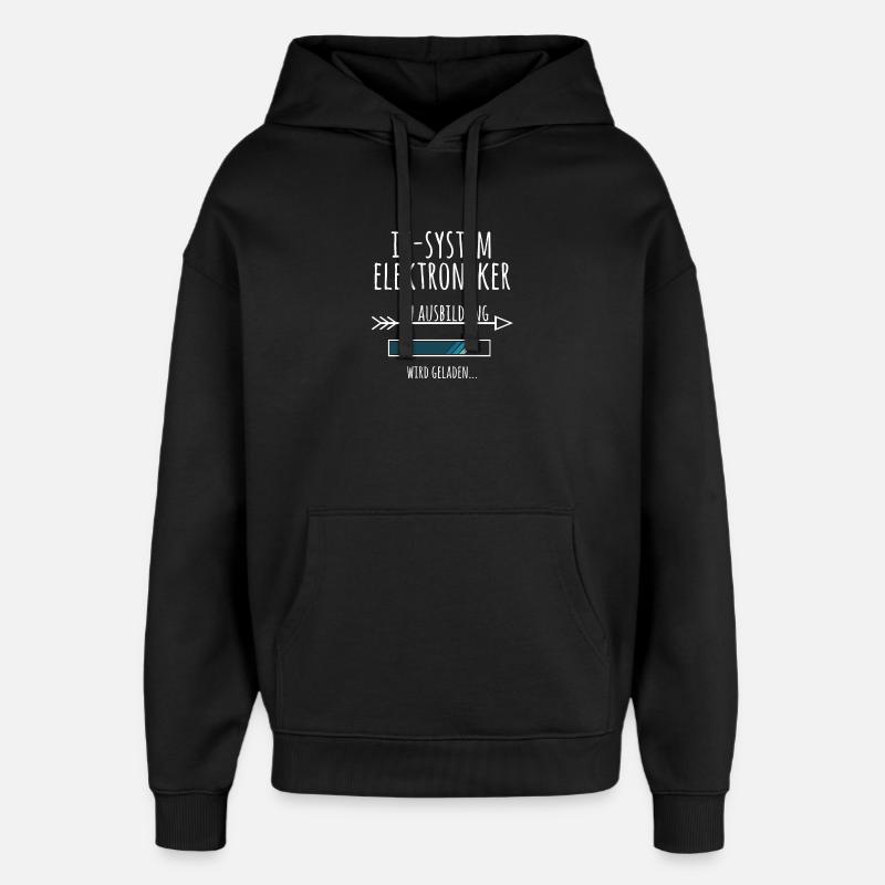 IT-Systemelektroniker Ausbildung Beruf Geschenk - Oversized Unisex Hoodie von Stanley/Stella - Schwarz