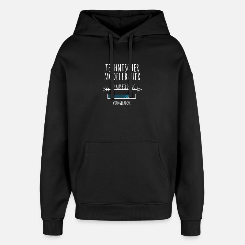 Technischer Modellbauer Ausbildung Geschenk - Oversized Unisex Hoodie von Stanley/Stella - Schwarz