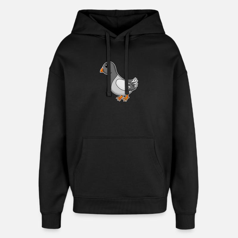 Colombe - Sweat à capuche unisexe Stanley/Stella Oversized - noir
