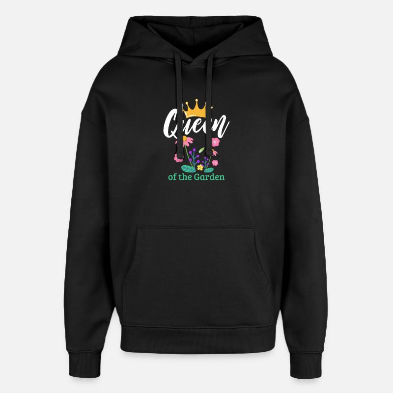 Gartenarbeit Gärtner - Oversized Unisex Hoodie von Stanley/Stella - Schwarz