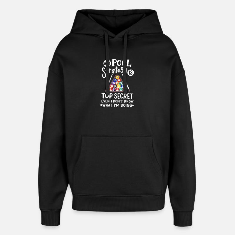 Billardspieler Billard - Oversized Unisex Hoodie von Stanley/Stella - Schwarz