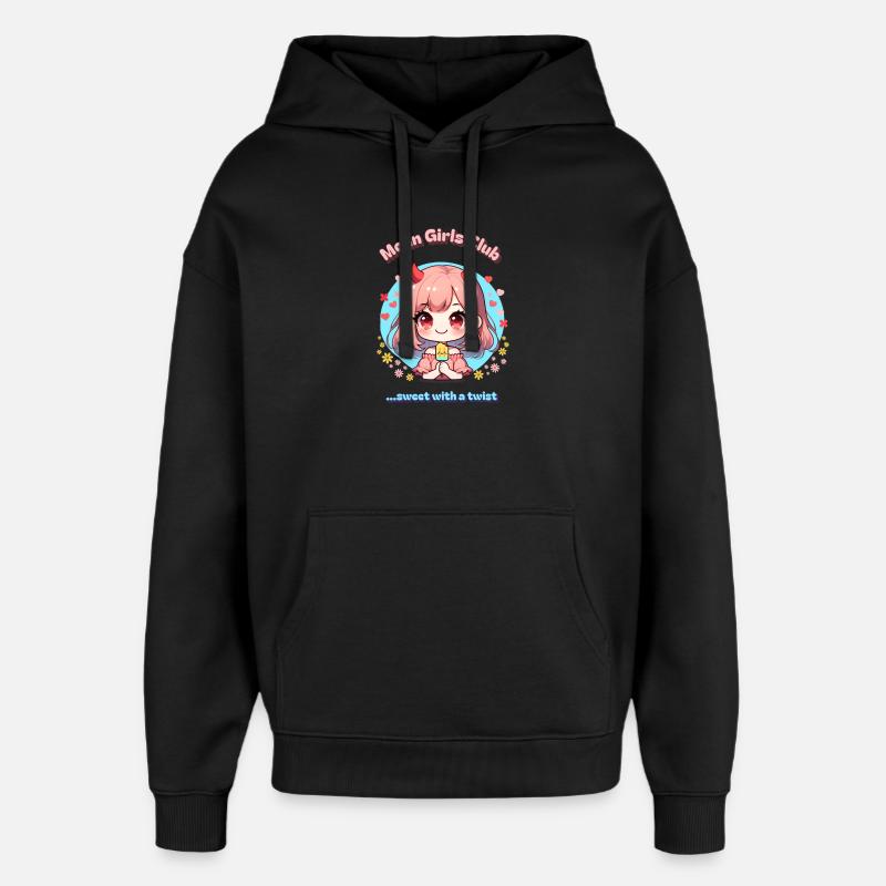 süßes Teufelchen gemeines Mädchen Kawaii Sommer - Oversized Unisex Hoodie von Stanley/Stella - Schwarz