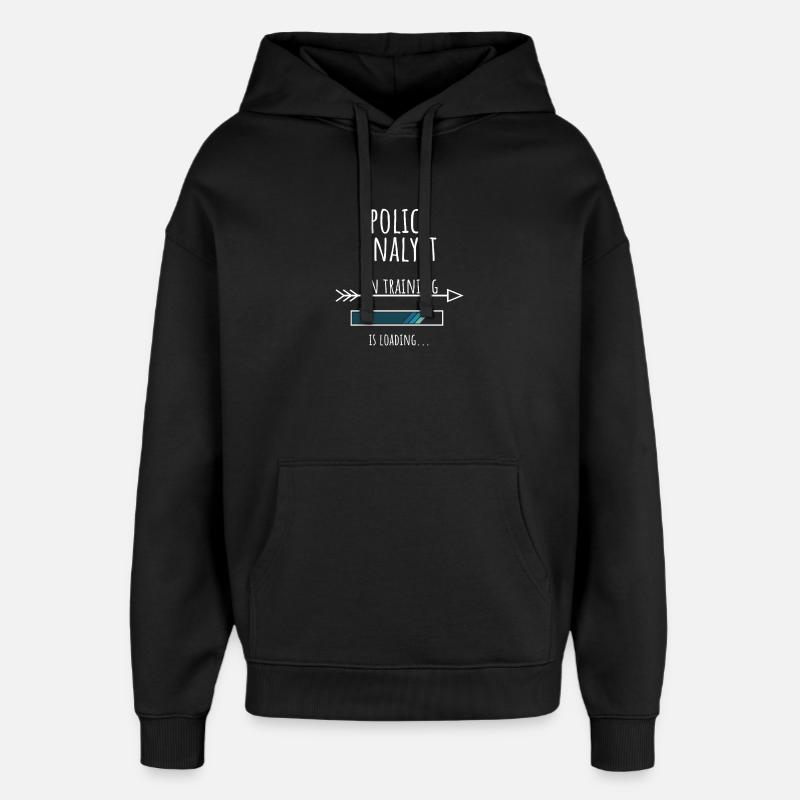 Policy Analyst Gift Profession Education - Oversized Unisex Hoodie by Stanley/Stella - black