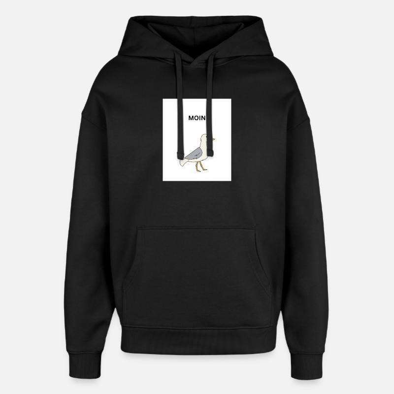 MOIN - Oversized Unisex Hoodie von Stanley/Stella - Schwarz