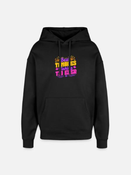 Tamale Best Tamales Making Tia Ever - Oversized Unisex Hoodie by Stanley/Stella - black