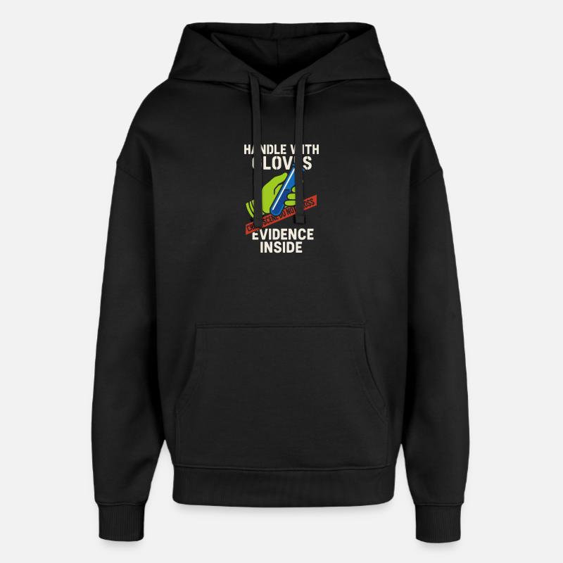 Forensic Chemist Crime Lab Toxicology - Oversized Unisex Hoodie by Stanley/Stella - black