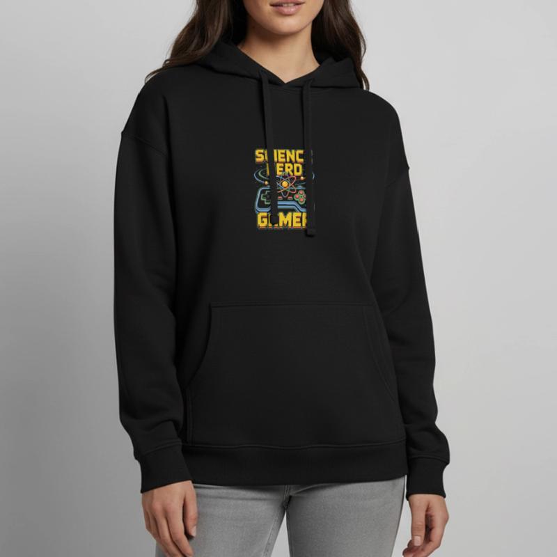 Science Nerd Gamer Atom Controller Wissenschaft Sweat à capuche unisexe Stanley/Stella Oversized