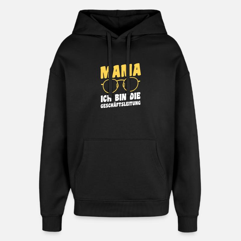 Papa Technicien Père - Sweat à capuche unisexe Stanley/Stella Oversized - noir