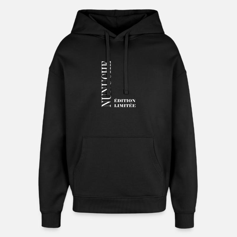  Edition Limitee Nunuche  - Sweat à capuche unisexe Stanley/Stella Oversized - noir