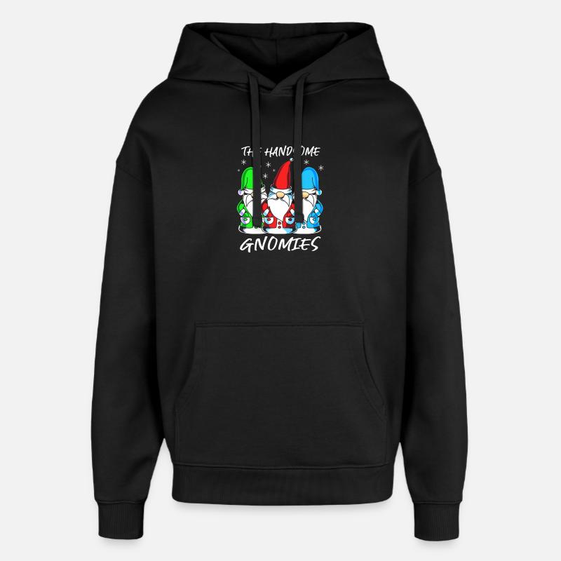 Gnom - Oversized Unisex Hoodie von Stanley/Stella - Schwarz