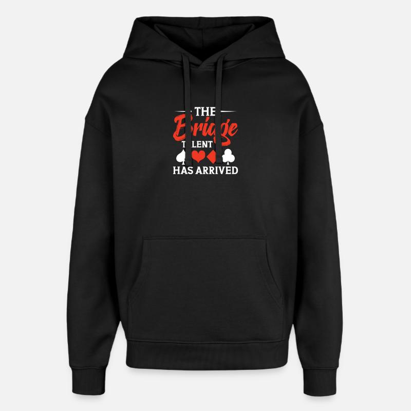 Das Bridge-talent Ist Da - Oversized Unisex Hoodie von Stanley/Stella - Schwarz