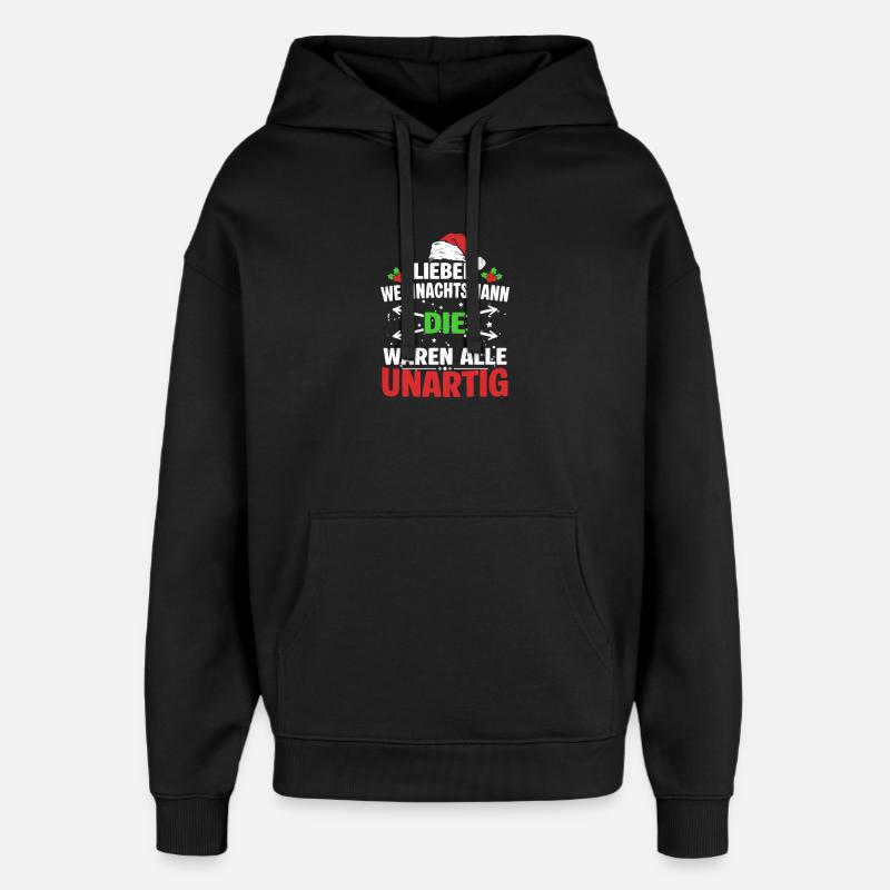 Joyeux Noël - Sweat à capuche unisexe Stanley/Stella Oversized - noir
