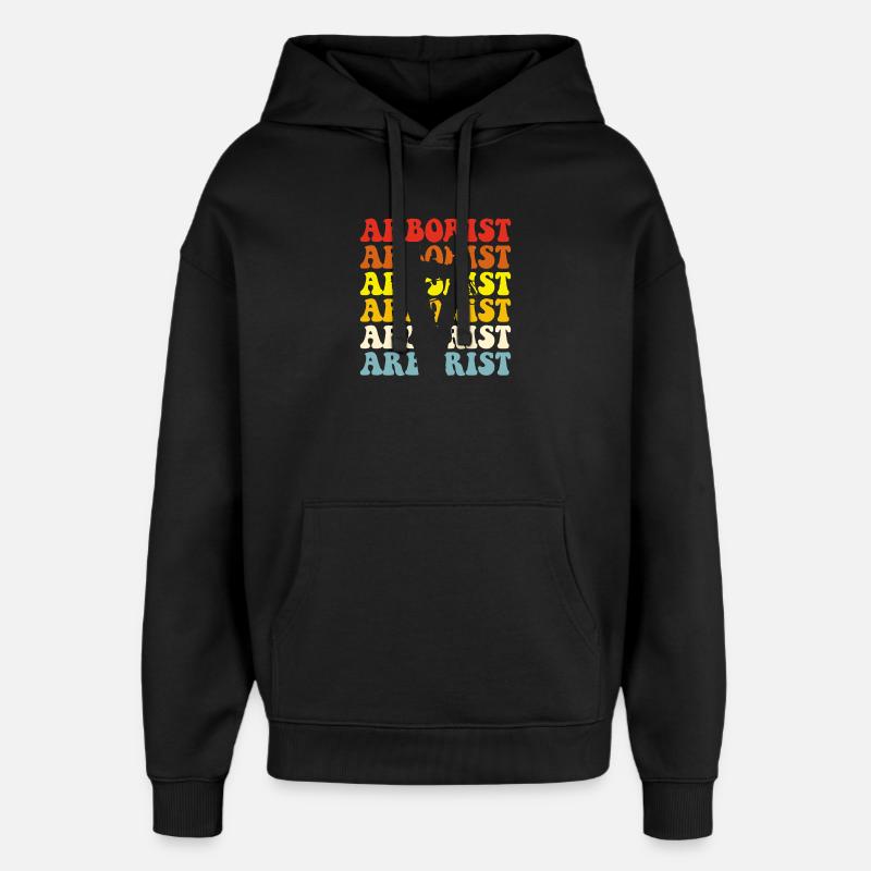 Ébéniste Ébéniste Cadeau Menuisier - Sweat à capuche unisexe Stanley/Stella Oversized - noir