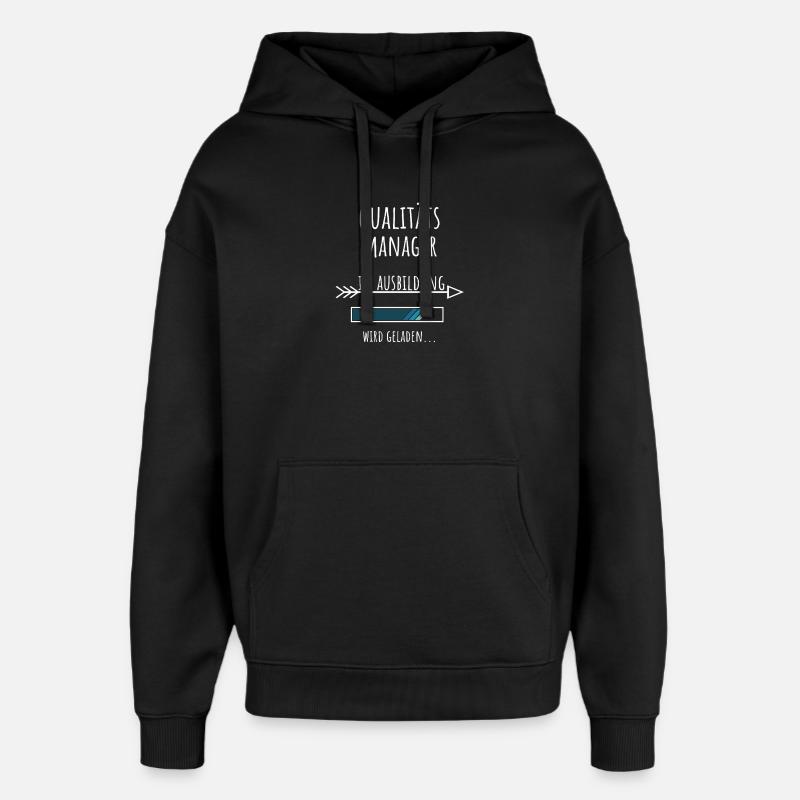 Qualitätsmanagement Studium Beruf Qualitätsmanager - Oversized Unisex Hoodie von Stanley/Stella - Schwarz