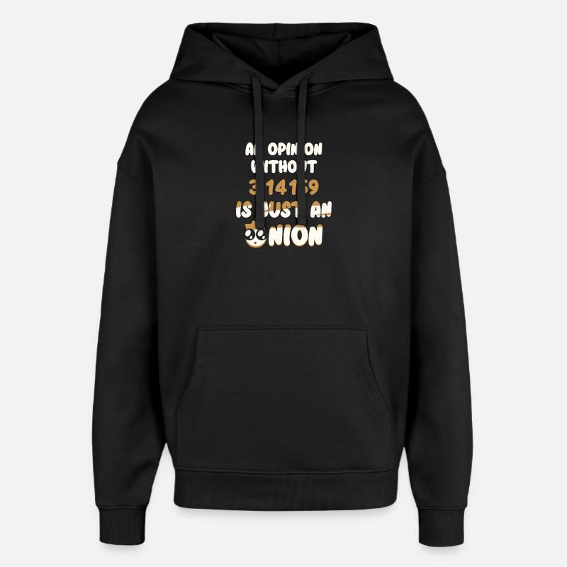 Funny Math Sayings Math Teacher - Oversized Unisex Hoodie by Stanley/Stella - black