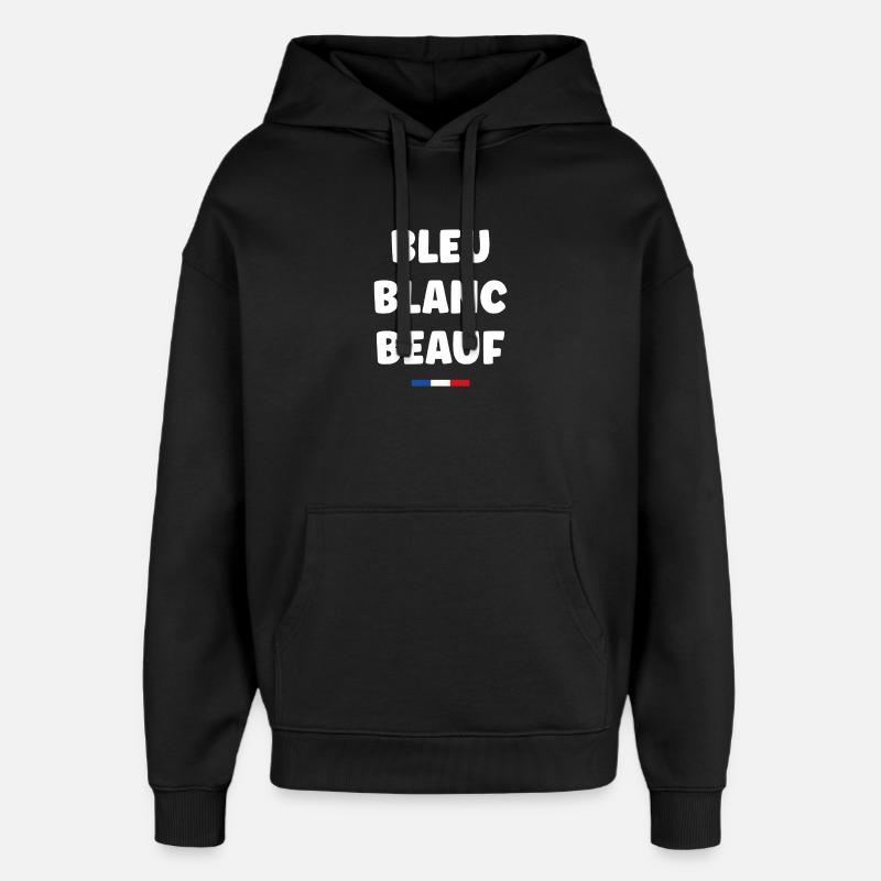 beauf - Oversized Unisex Hoodie von Stanley/Stella - Schwarz