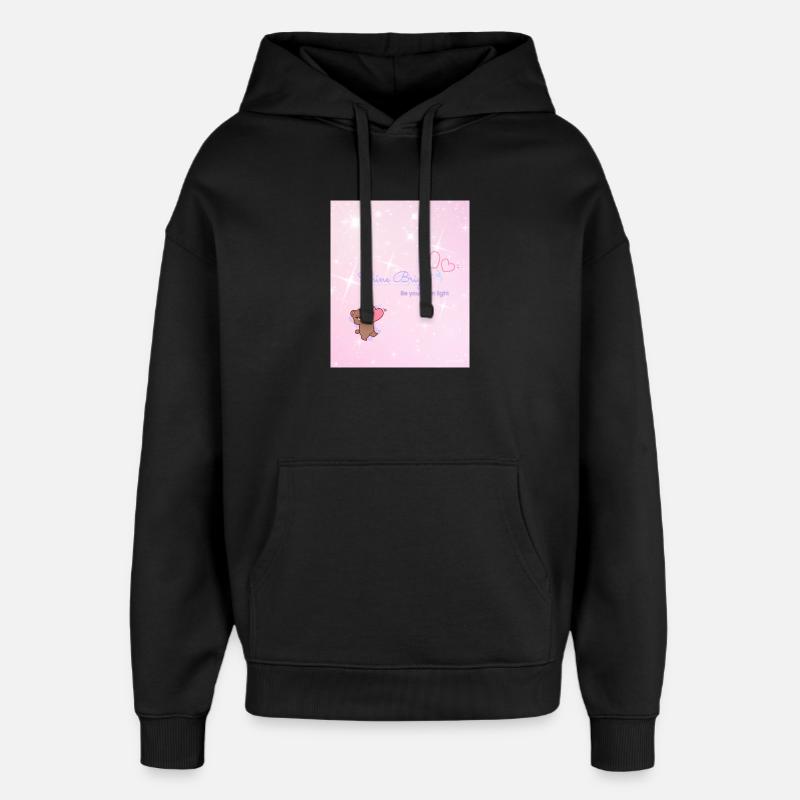 Shine Bright – Be Your Own Light - Oversized Unisex Hoodie von Stanley/Stella - Schwarz