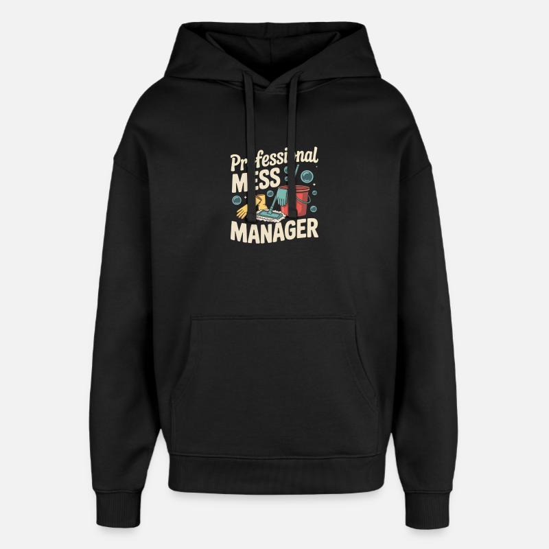 Gestionnaire professionnel du chaos - Sweat à capuche unisexe Stanley/Stella Oversized - noir