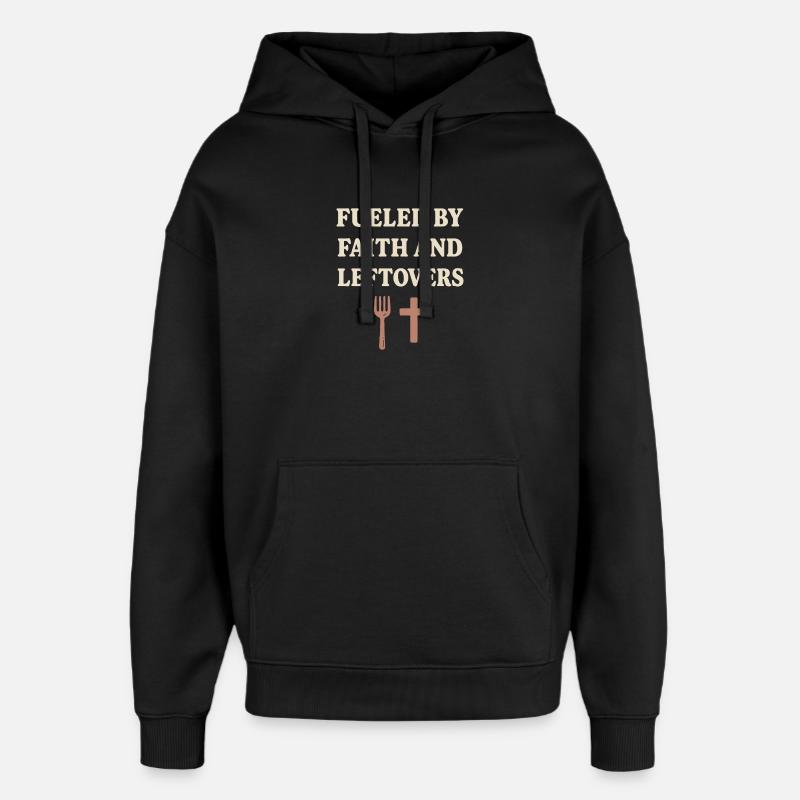 École chrétienne à la maison-Mère-Foi - Sweat à capuche unisexe Stanley/Stella Oversized - noir