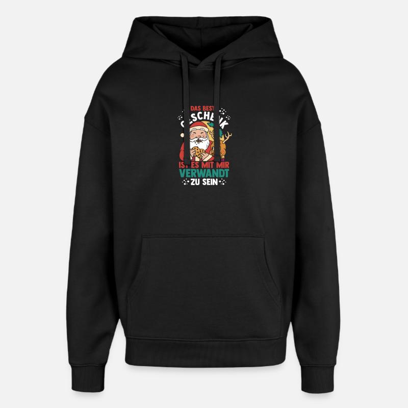 Bogenschütze Bogensport Bogenschießen - Oversized Unisex Hoodie von Stanley/Stella - Schwarz