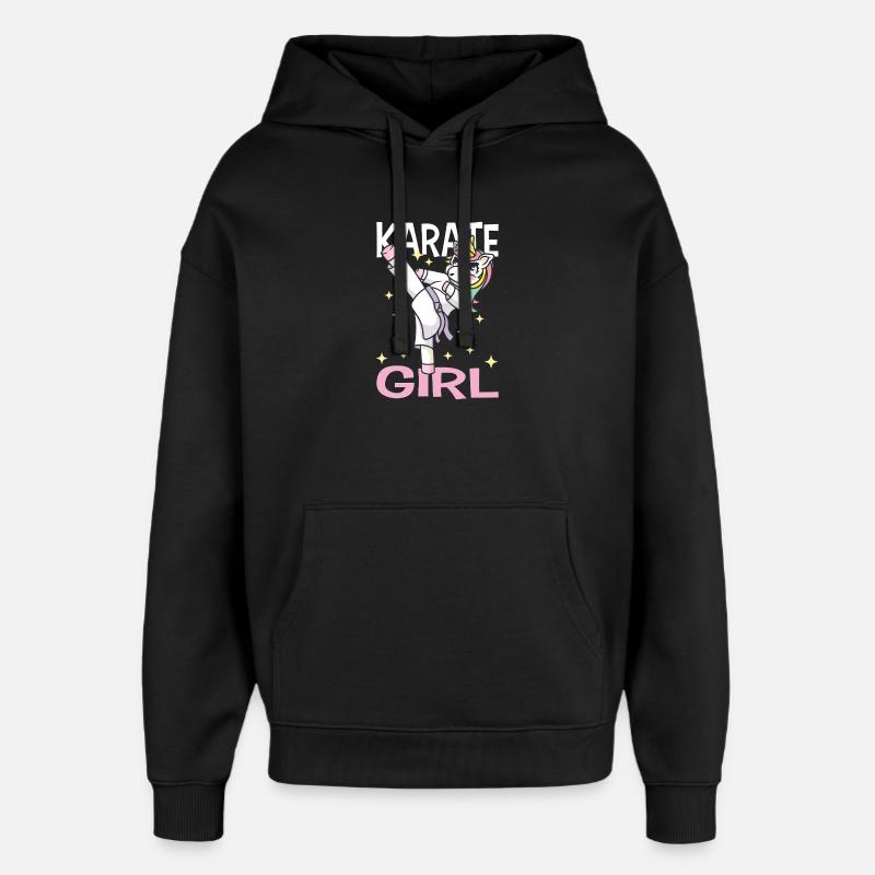 Karate Training Geschenke Karatetraining - Oversized Unisex Hoodie von Stanley/Stella - Schwarz