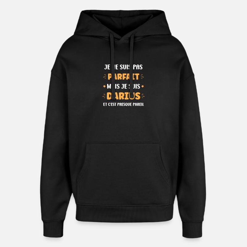 Darius_-9- - Oversized Unisex Hoodie von Stanley/Stella - Schwarz