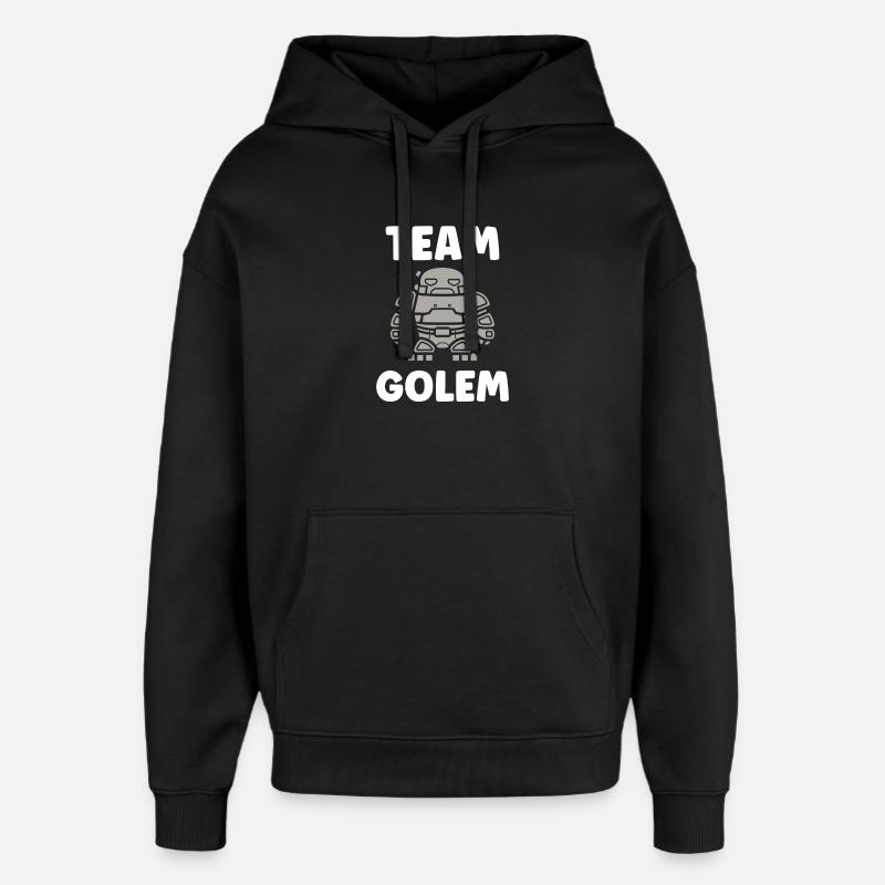 Team Golem - Oversized Unisex Hoodie von Stanley/Stella - Schwarz