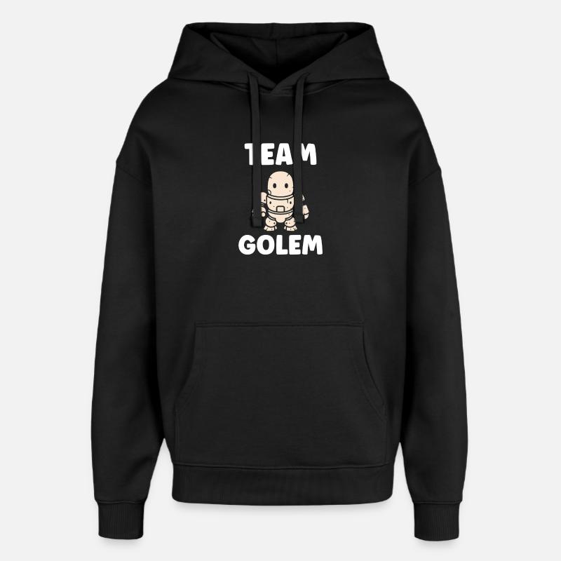 Team golem - Sweat à capuche unisexe Stanley/Stella Oversized - noir