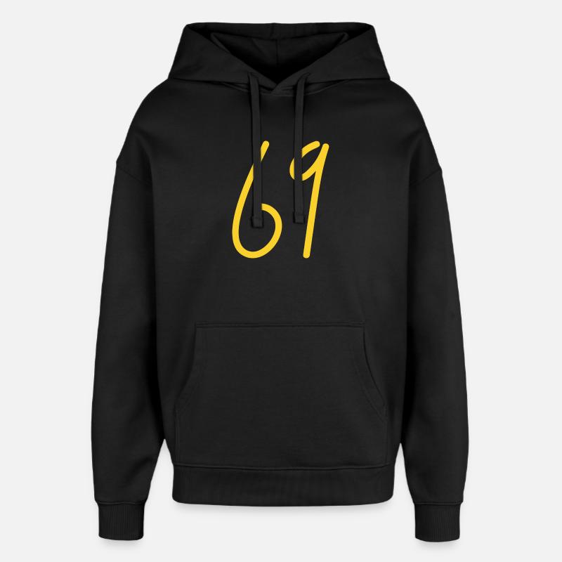 69 - Sweat à capuche unisexe Stanley/Stella Oversized - noir