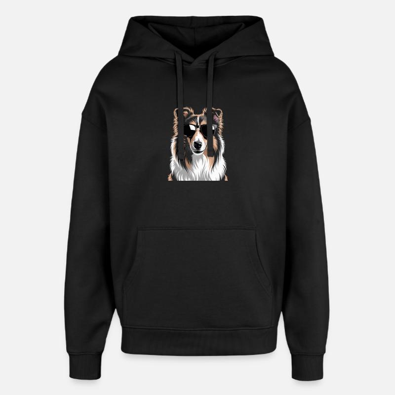 colley - Sweat à capuche unisexe Stanley/Stella Oversized - noir