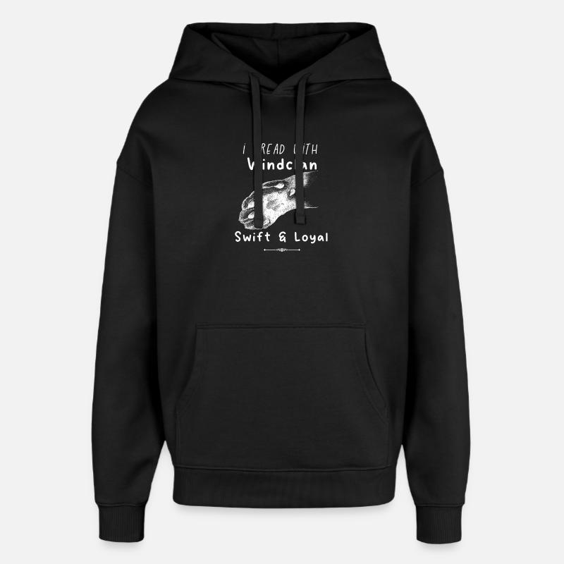 Kriegerkatzen – Windclan Träume - Oversized Unisex Hoodie von Stanley/Stella - Schwarz