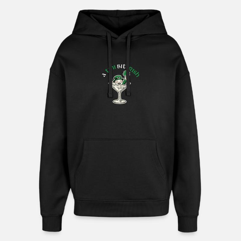 Ein Tini-bisschen irischer St. Patrick's Day - Oversized Unisex Hoodie von Stanley/Stella - Schwarz