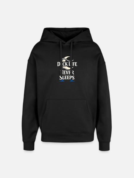 Seemannschaftsgeschenk Für Deckhand Ocean Work - Oversized Unisex Hoodie von Stanley/Stella - Schwarz