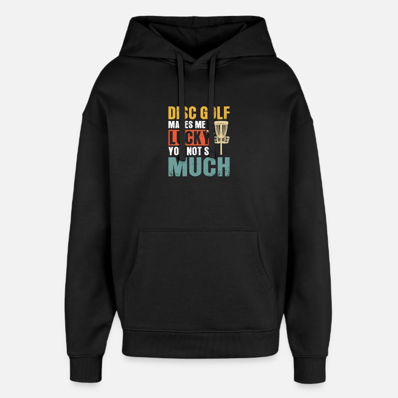 Cadeaux de disc golf Disc Golf - Sweat à capuche unisexe Stanley/Stella Oversized - noir