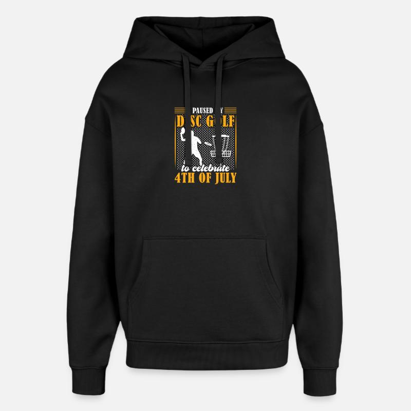 Disc Golf Geschenke Discgolf - Oversized Unisex Hoodie von Stanley/Stella - Schwarz