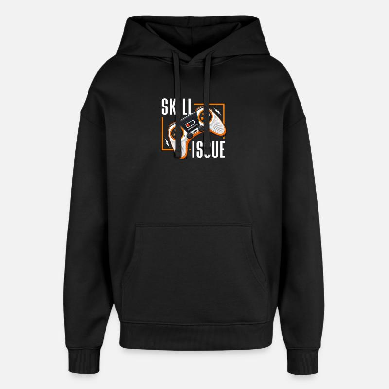Gaming Gamer Videospiele Controller Zocken Zocker - Oversized Unisex Hoodie von Stanley/Stella - Schwarz