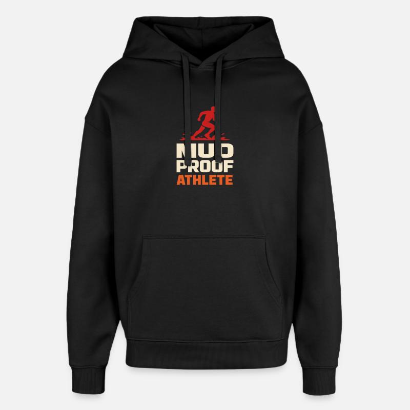 Parcours d’obstacles Course d’obstacles OCR - Sweat à capuche unisexe Stanley/Stella Oversized - noir