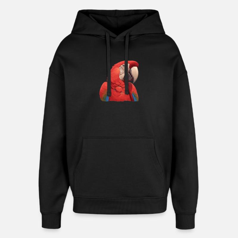 L’ère de l’ara - Sweat à capuche unisexe Stanley/Stella Oversized - noir