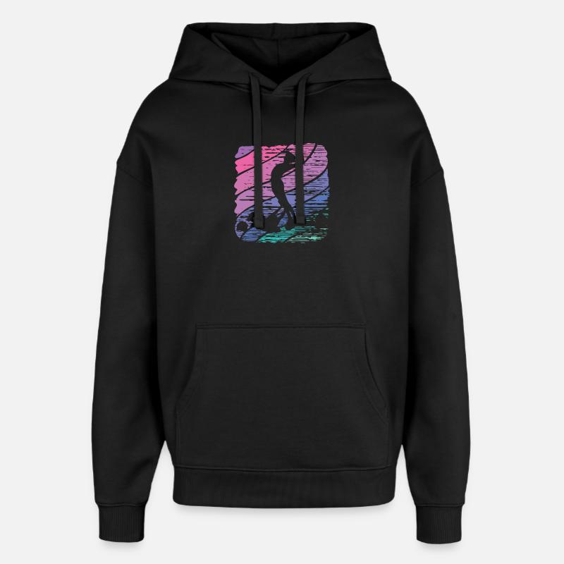 Natation artistique par équipe Natation synchronisée - Sweat à capuche unisexe Stanley/Stella Oversized - noir