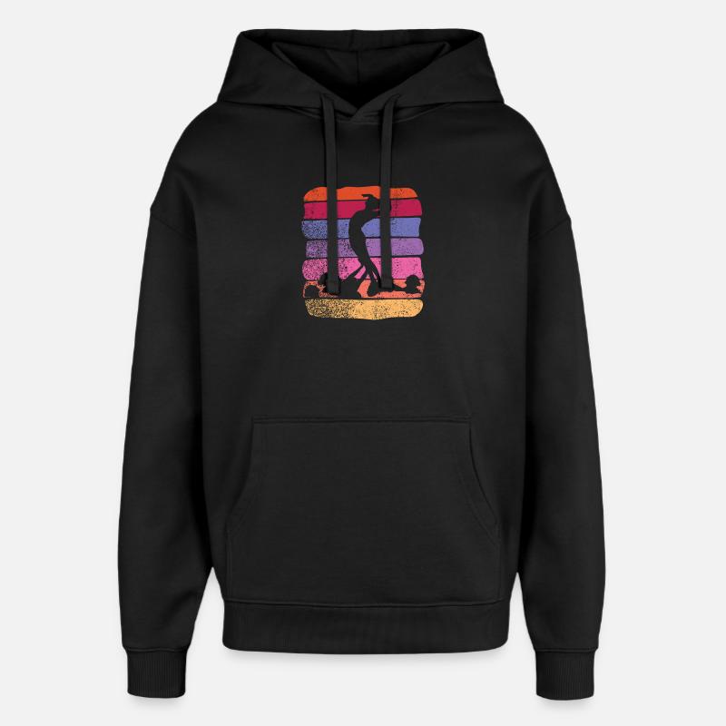 Natation artistique par équipe Natation synchronisée - Sweat à capuche unisexe Stanley/Stella Oversized - noir