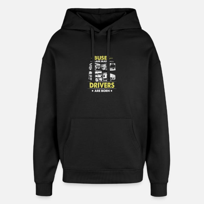 Busfahrer Schulbusfahrer Doppeldecker-Buspub - Oversized Unisex Hoodie von Stanley/Stella - Schwarz