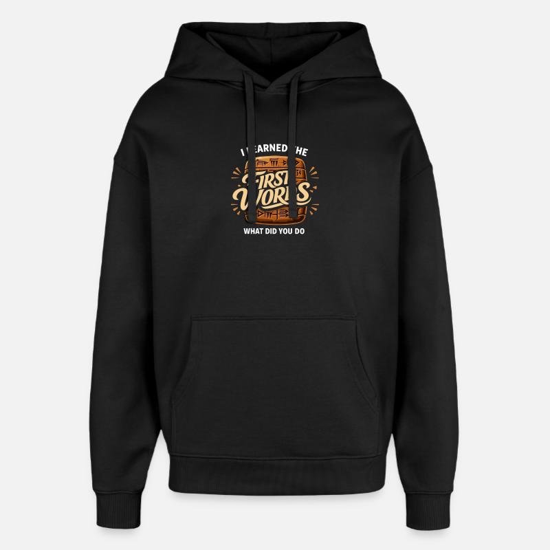 Mésopotamie ancienne, Sumérien - Sweat à capuche unisexe Stanley/Stella Oversized - noir