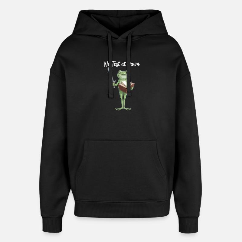 Froschritter-Leseschwert - Oversized Unisex Hoodie von Stanley/Stella - Schwarz