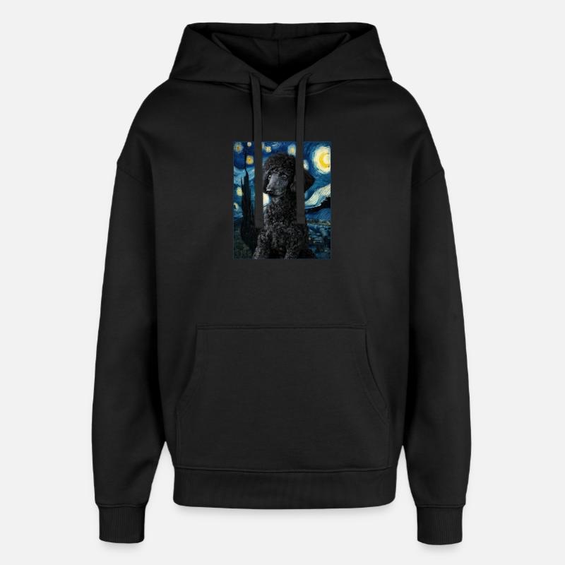 Poodle - Oversized Unisex Hoodie by Stanley/Stella - black