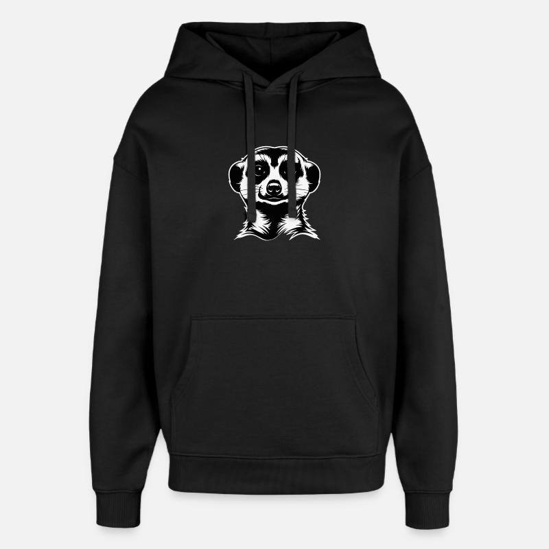 Suricate - Suricate - Sweat à capuche unisexe Stanley/Stella Oversized - noir