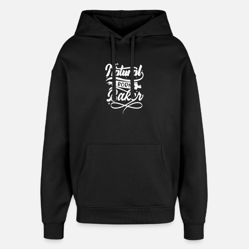 boulanger né - Sweat à capuche unisexe Stanley/Stella Oversized - noir